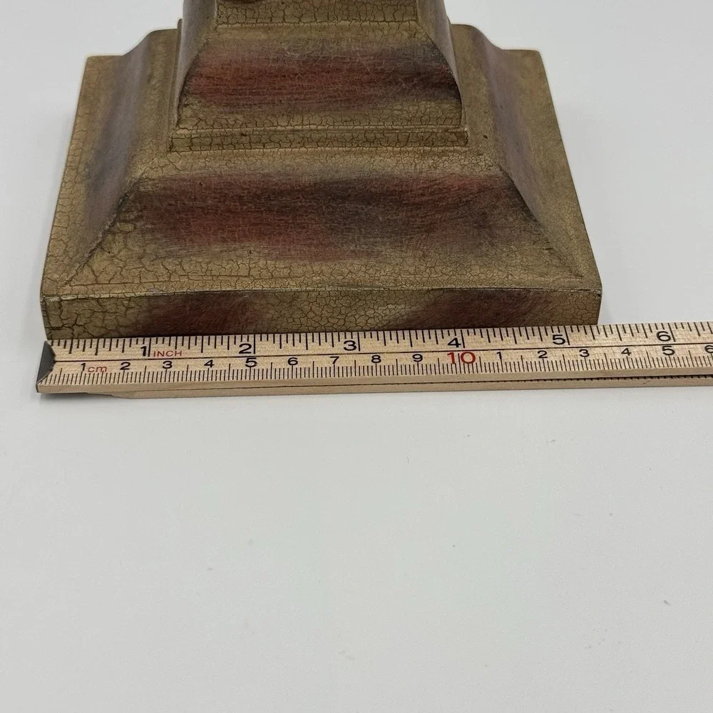 Ornate Gold‎ Colored Pedestal Cross